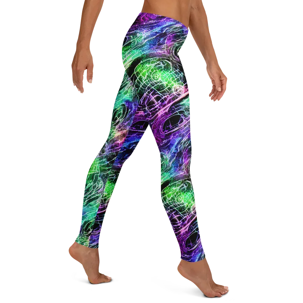 Neon Venom on Leggings — Right