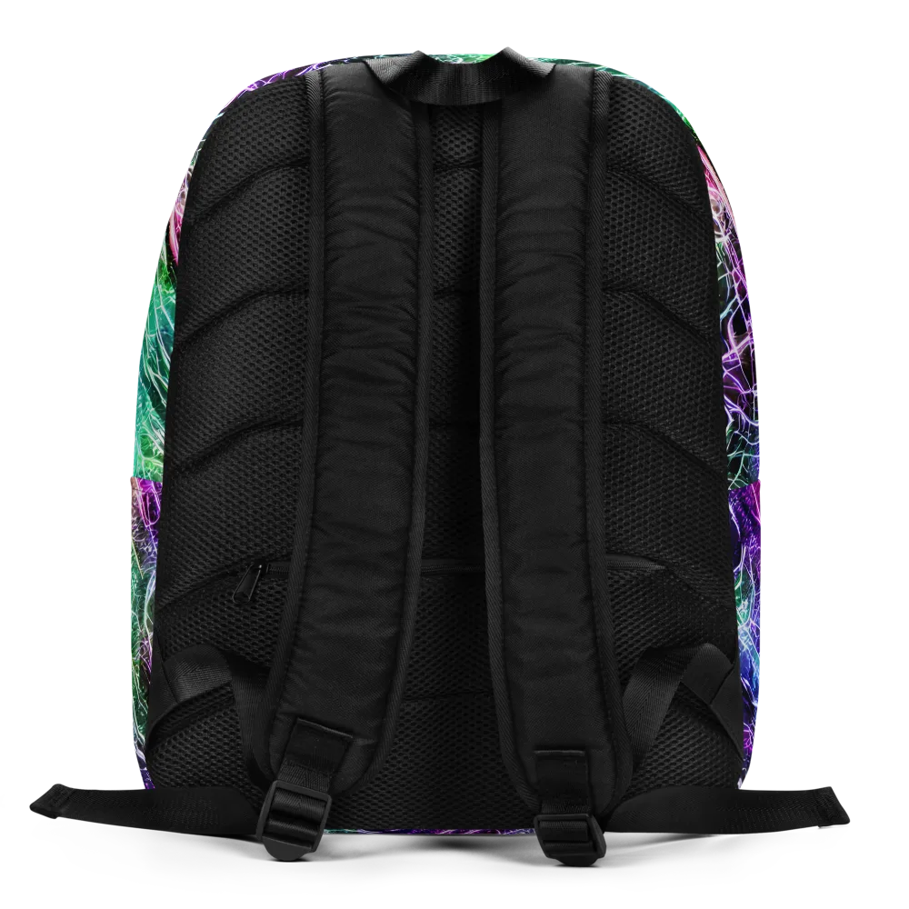 Neon Venom on Minimalist Backpack — Back