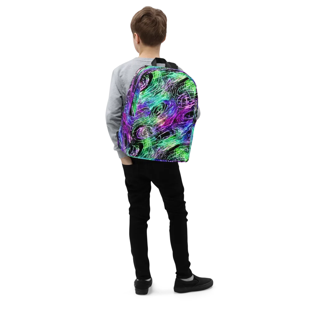 Neon Venom on Minimalist Backpack — Right Front