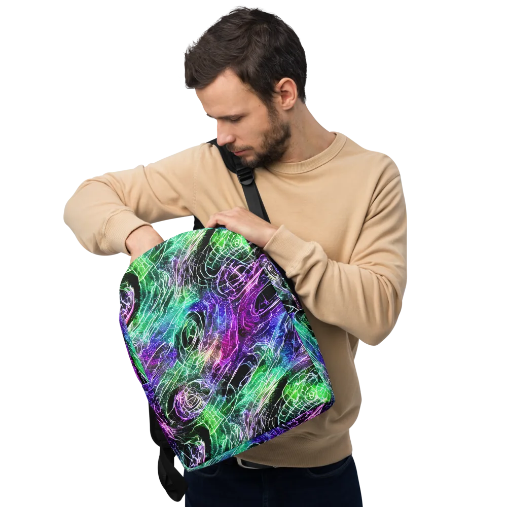 Neon Venom on Minimalist Backpack — Front