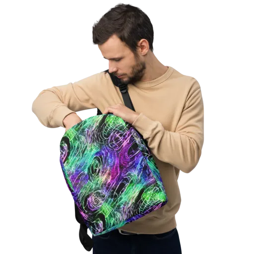 Neon Venom on a Minimalist Backpack