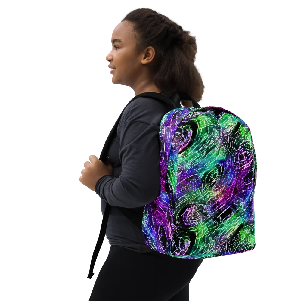 Neon Venom on Minimalist Backpack — Right Front