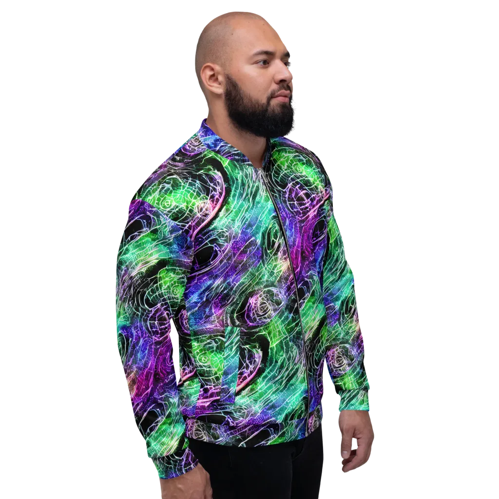 Neon Venom on Bomber Jacket — Right