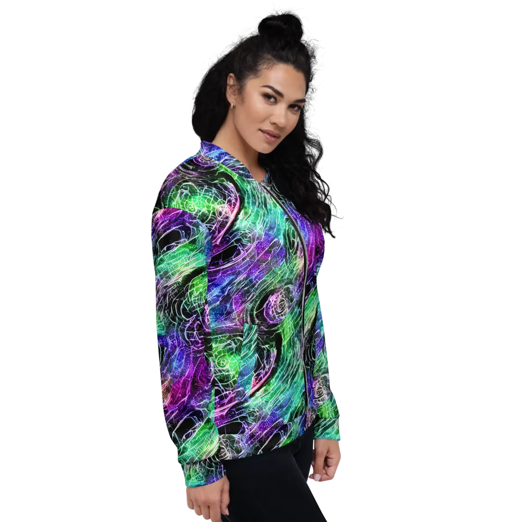 Neon Venom on Bomber Jacket — Right