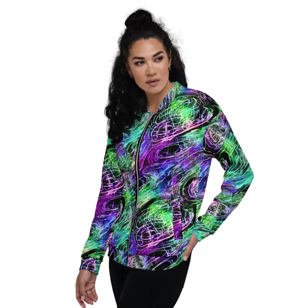 Neon Venom on Bomber Jacket — Left