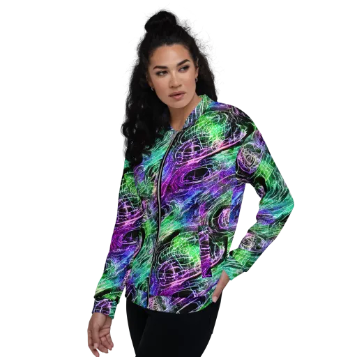 Neon Venom on a Bomber Jacket