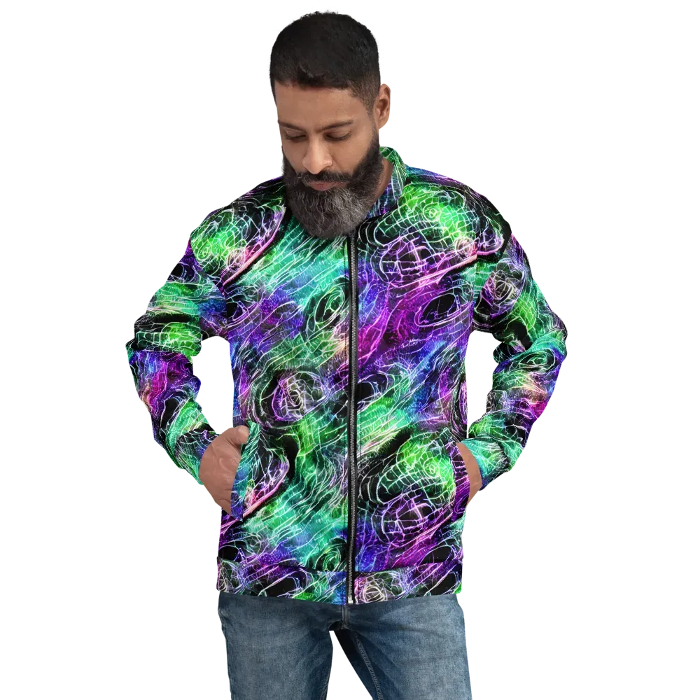 Neon Venom on Bomber Jacket — Front
