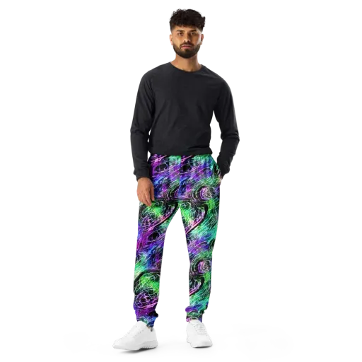 Neon Venom on a Men's Joggers