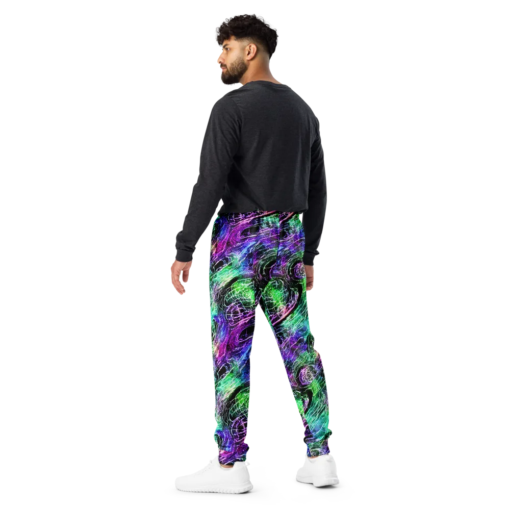 Neon Venom on Men's Joggers — Back