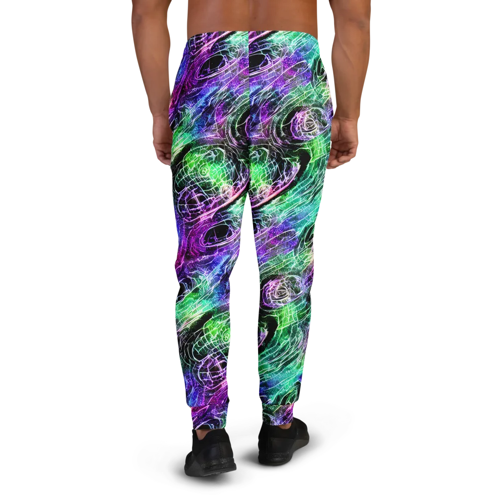 Neon Venom on Men's Joggers — Back
