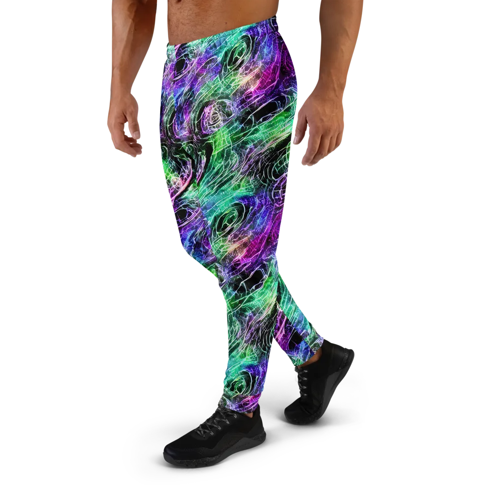 Neon Venom on Men's Joggers — Left