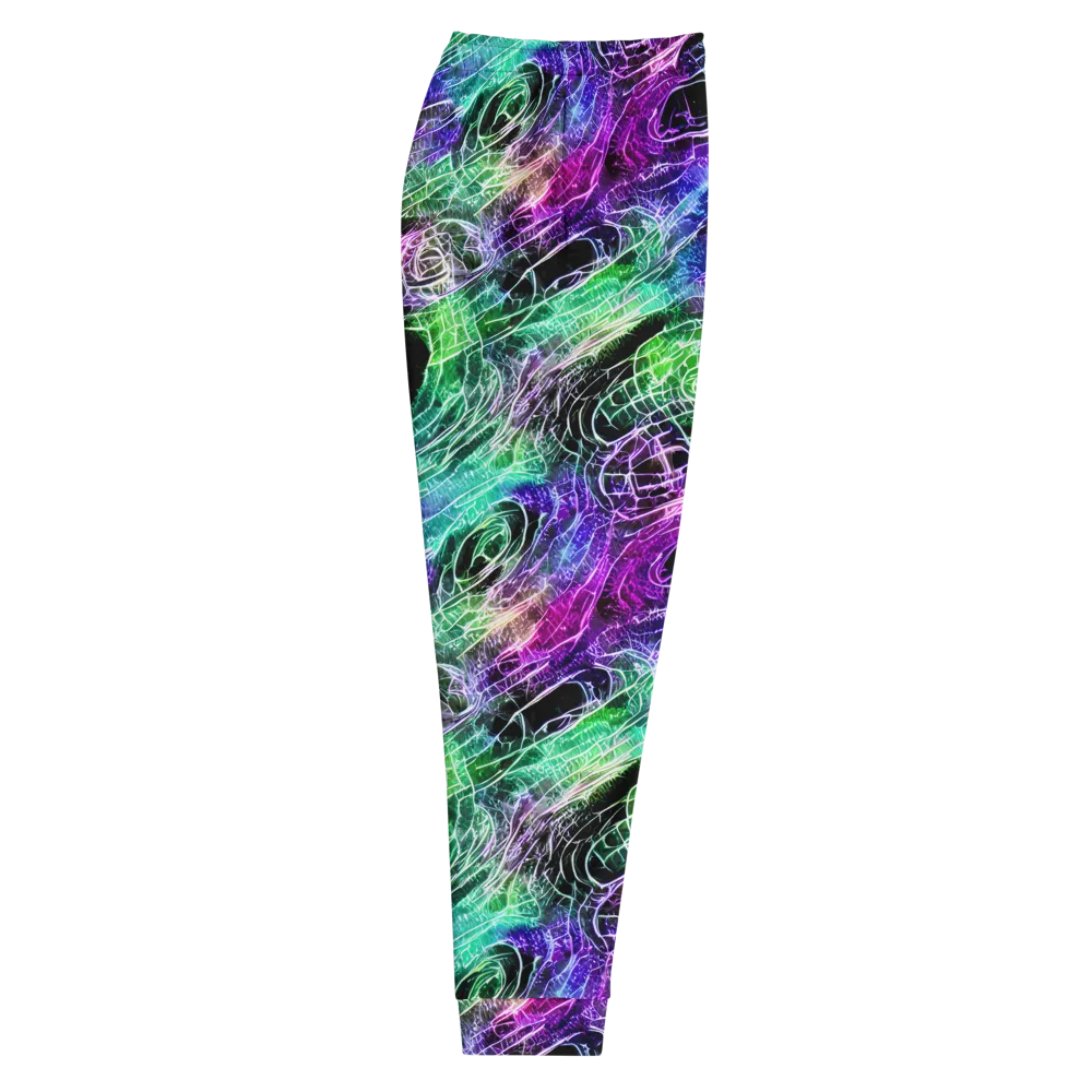 Neon Venom on Men's Joggers — Right
