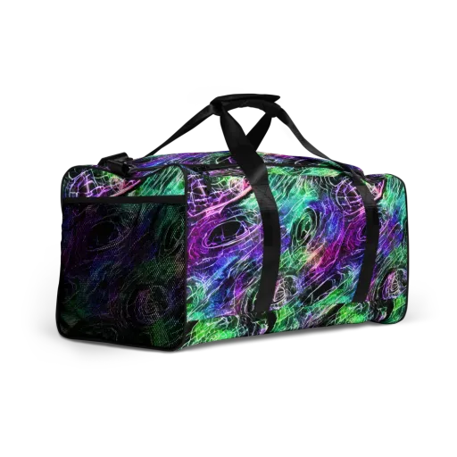 Neon Venom on a Duffle Bag