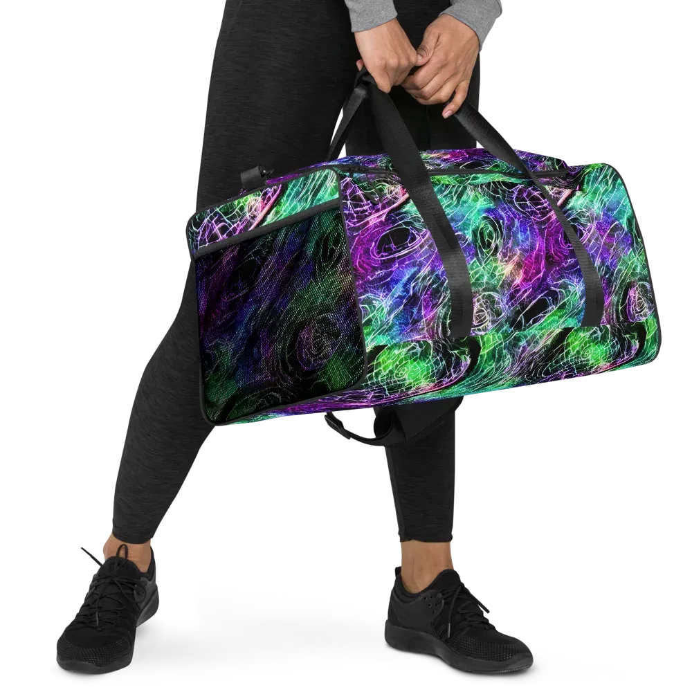 Neon Venom on Duffle Bag — Right Front