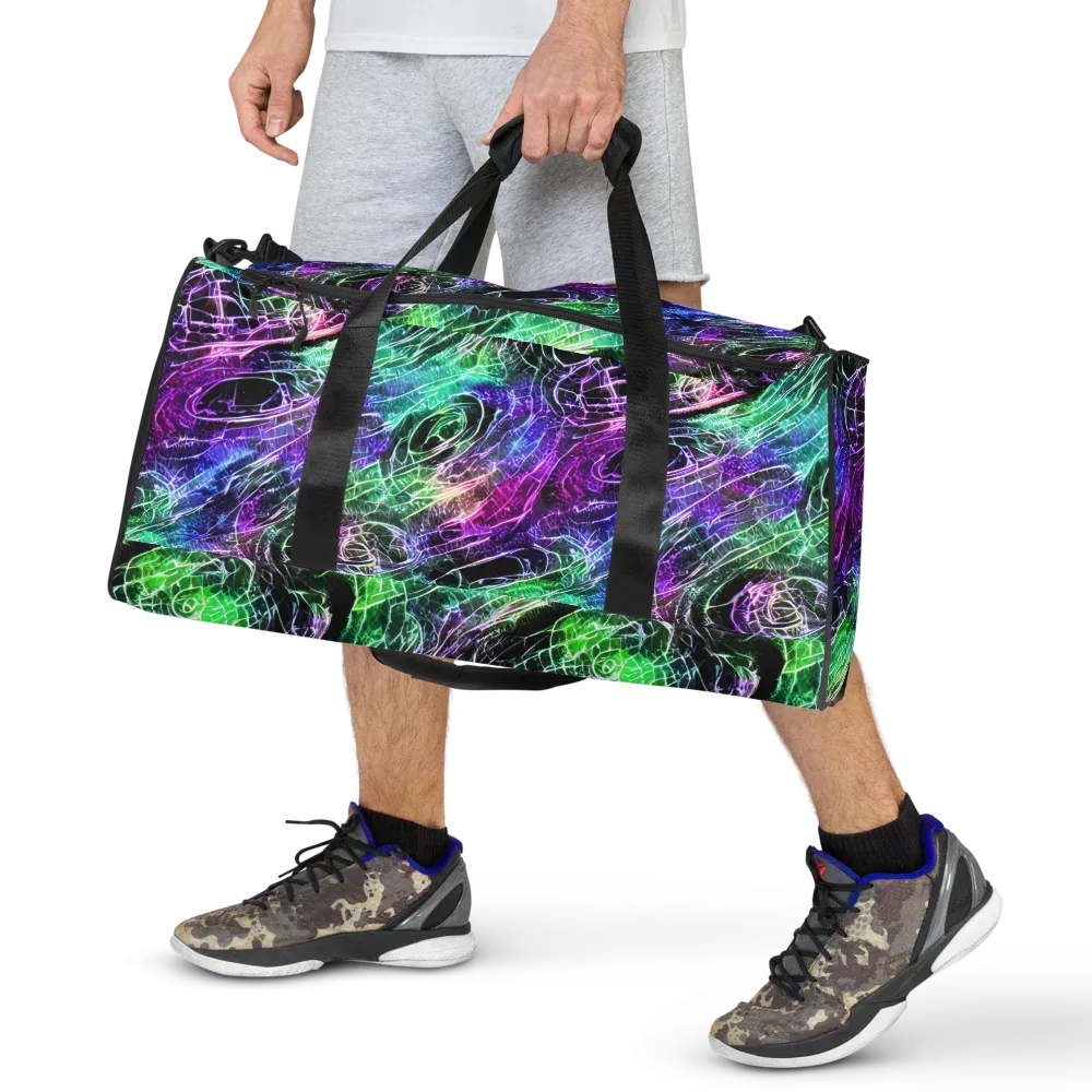 Neon Venom on Duffle Bag — Front