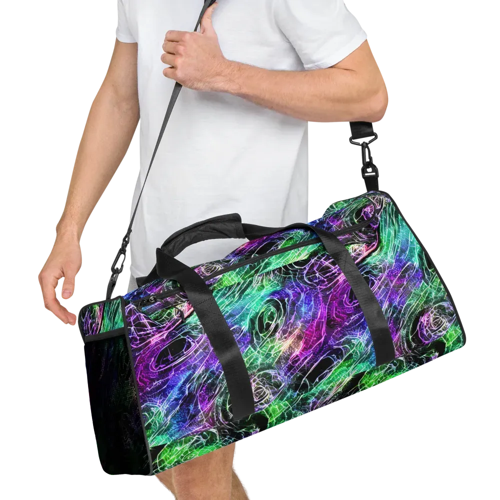 Neon Venom on Duffle Bag — Right Front