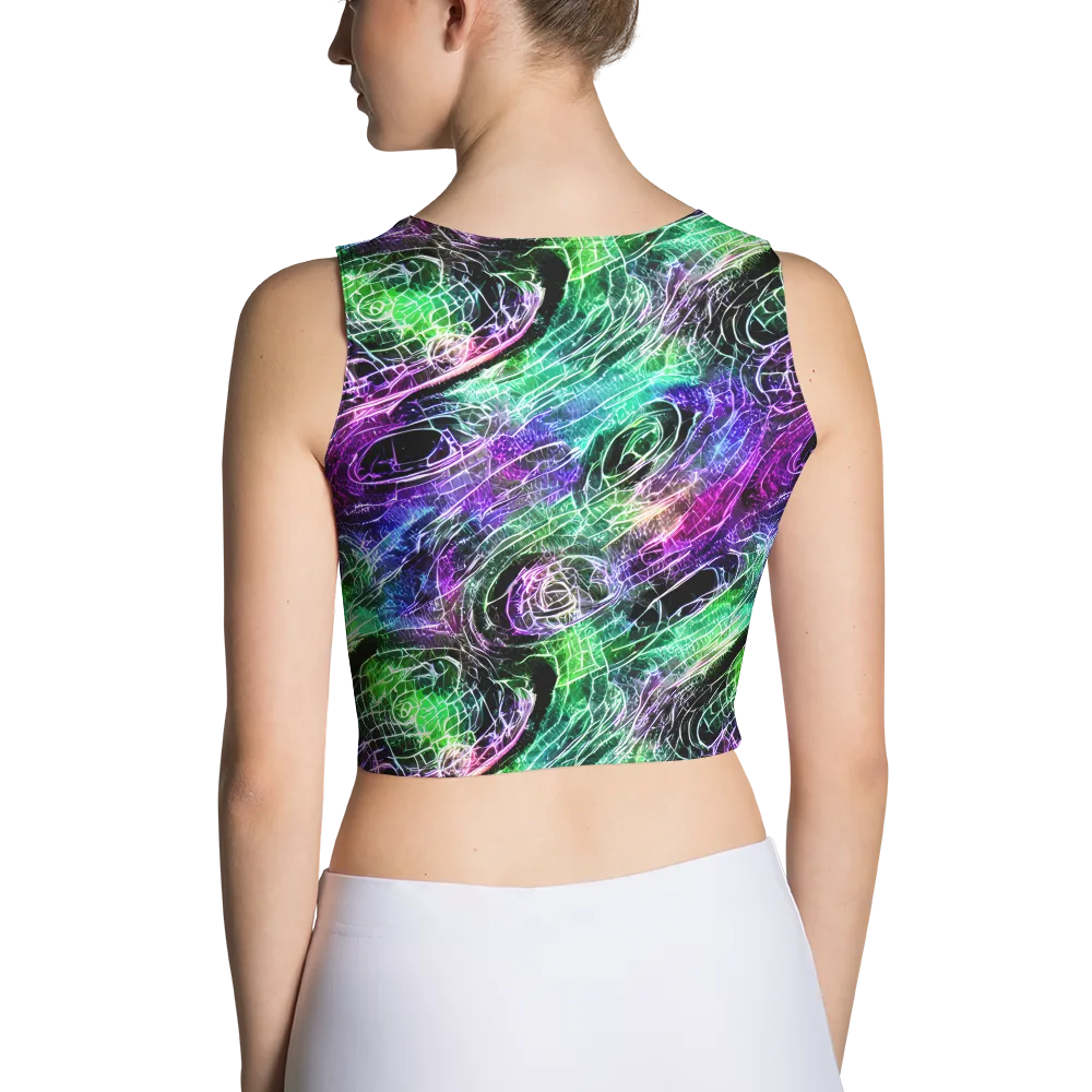 Neon Venom on Crop Top — Back