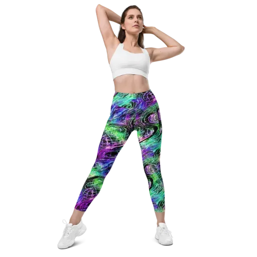 Neon Venom on a Leggings with Pockets