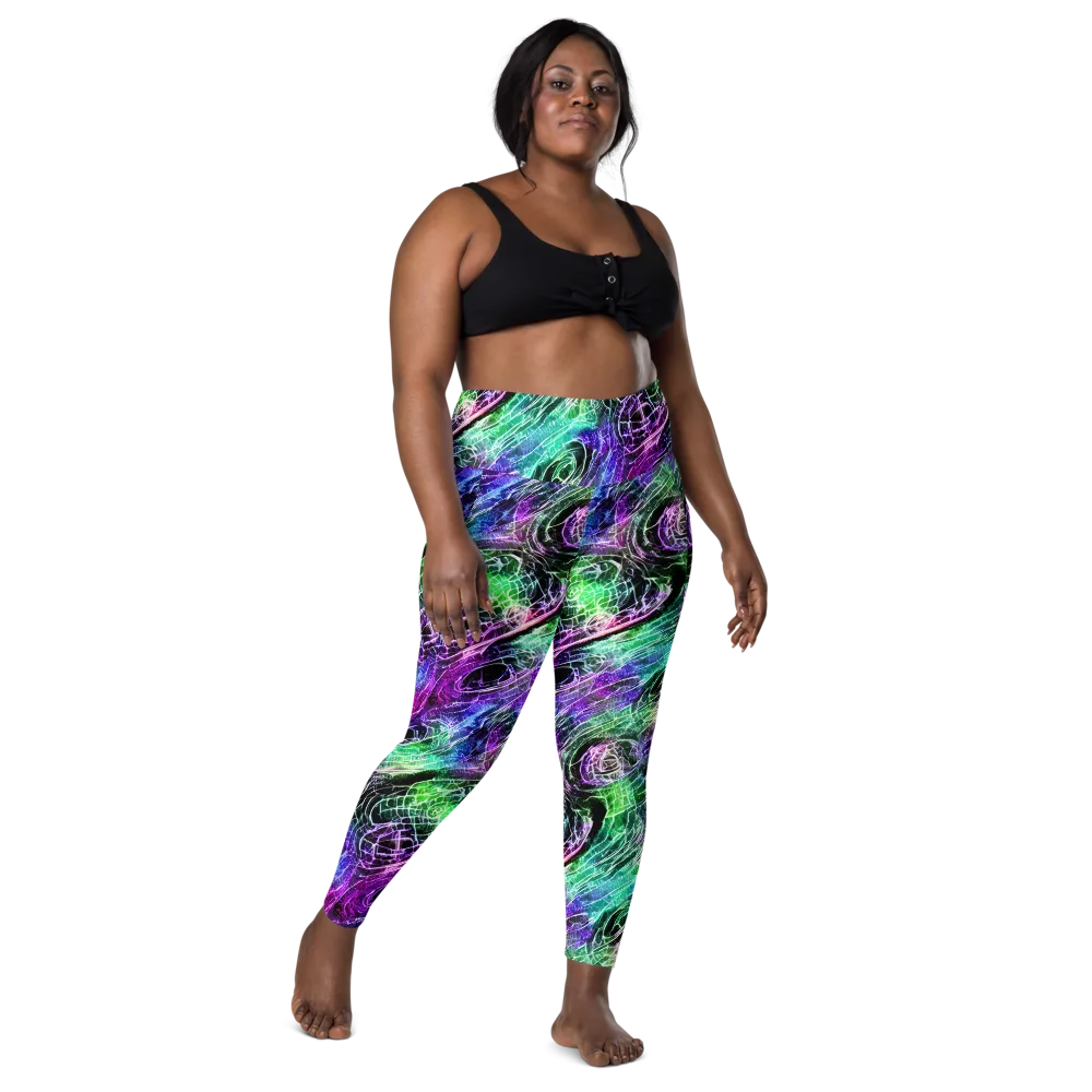 Neon Venom on Leggings with Pockets — Front