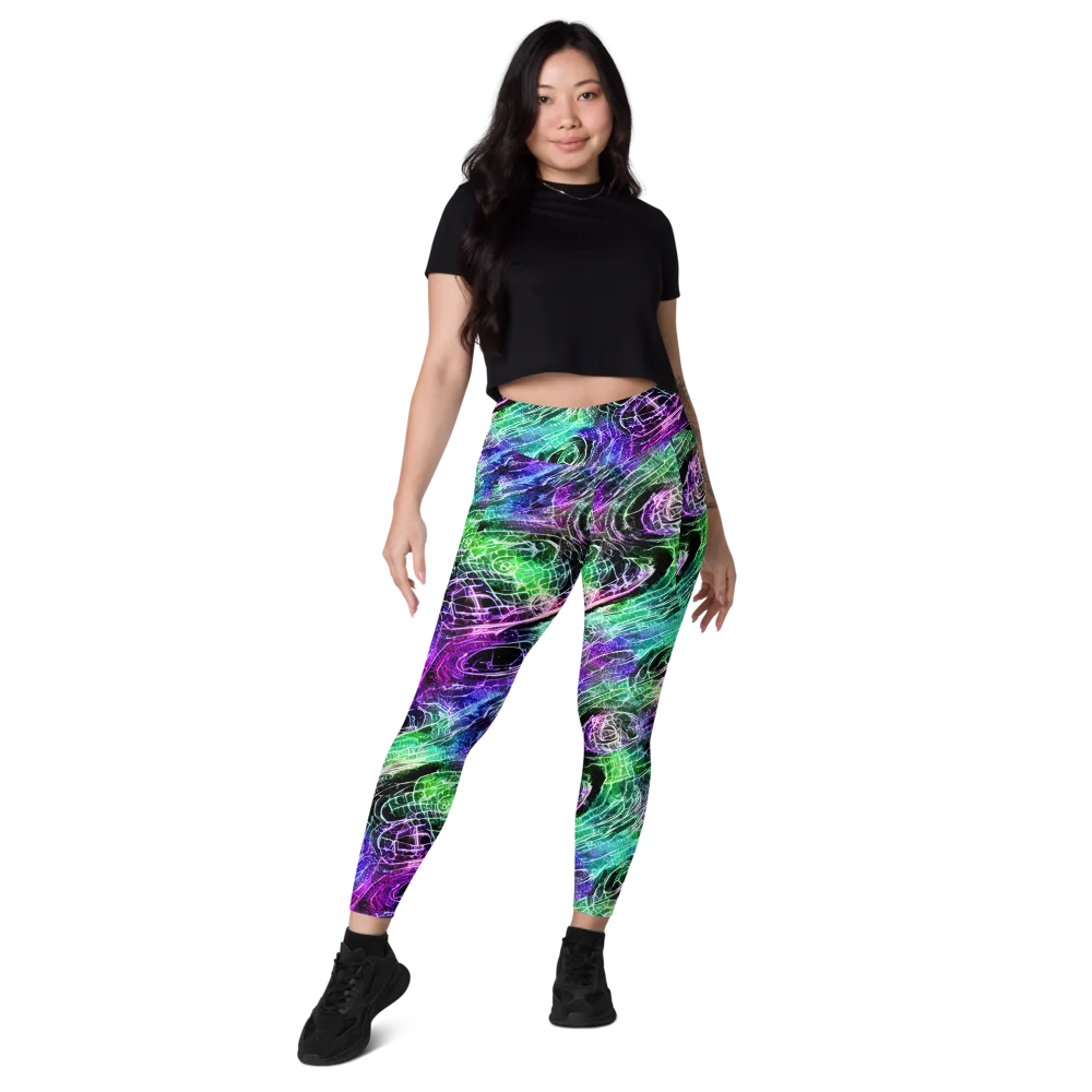 Neon Venom on Leggings with Pockets — Front