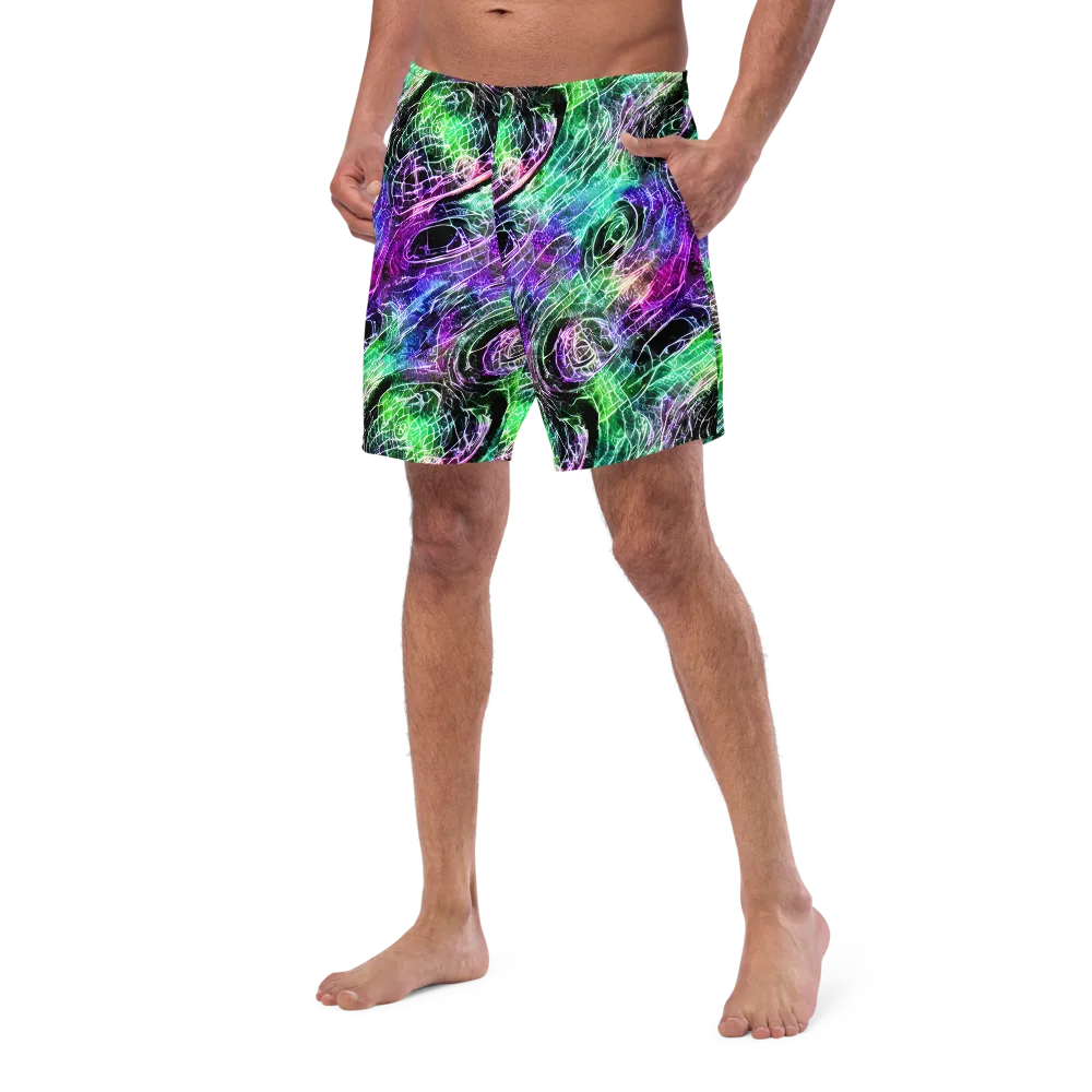 Neon Venom on Swim Trunks — Left Front