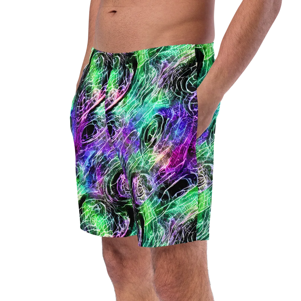 Neon Venom on Swim Trunks — Left Front