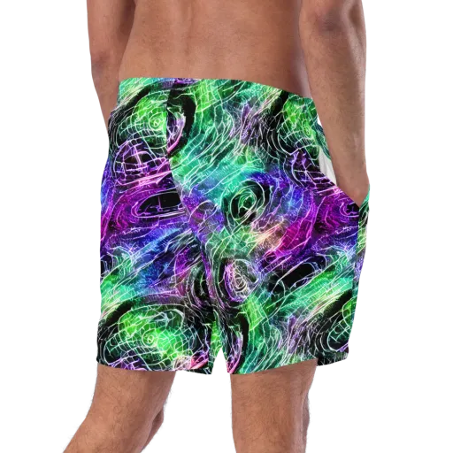 Neon Venom on a Swim Trunks