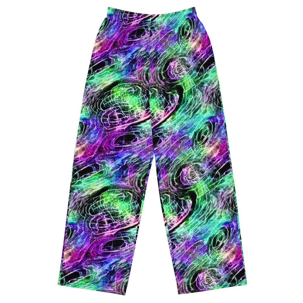 Neon Venom on Wide-Leg Pants — Front
