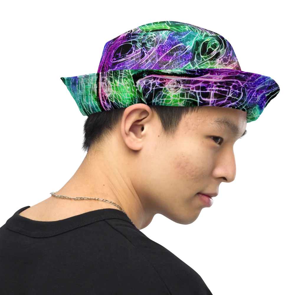 Neon Venom on Reversible Bucket Hat — Right Outside