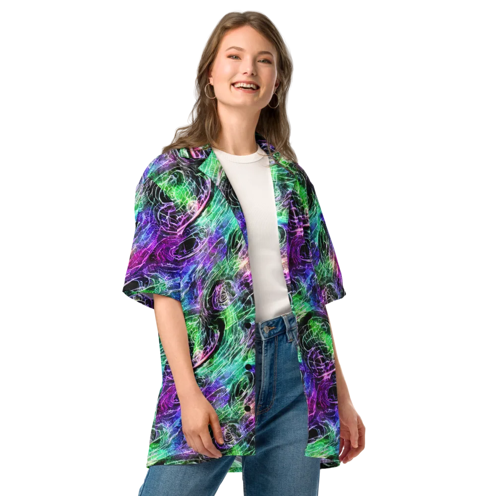 Neon Venom on Button Shirt — Front