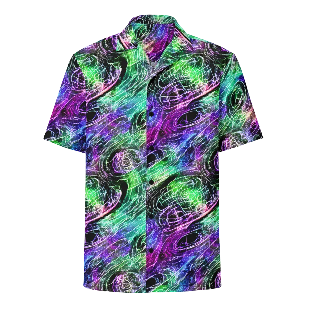 Neon Venom on Button Shirt — Front