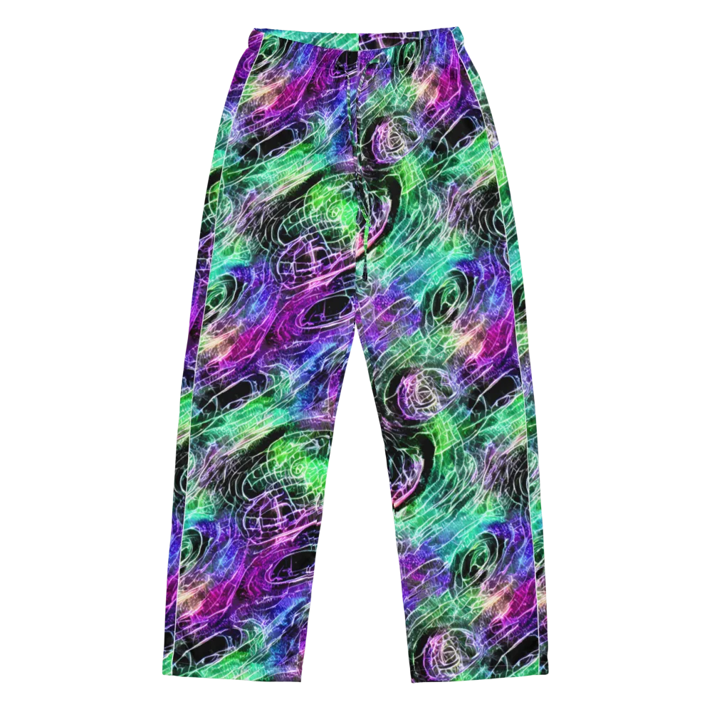 Neon Venom on Women's Pajama Pants — Front