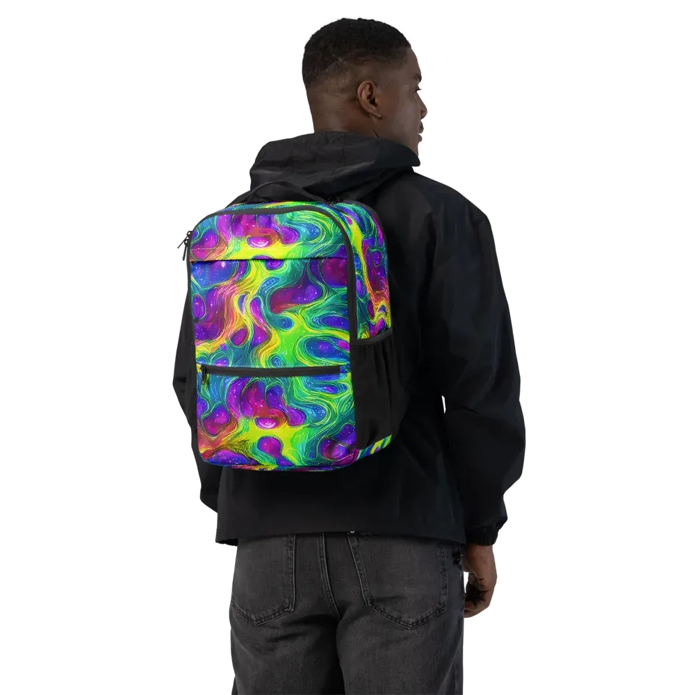 Radiant Ooze on Utility Backpack — Back