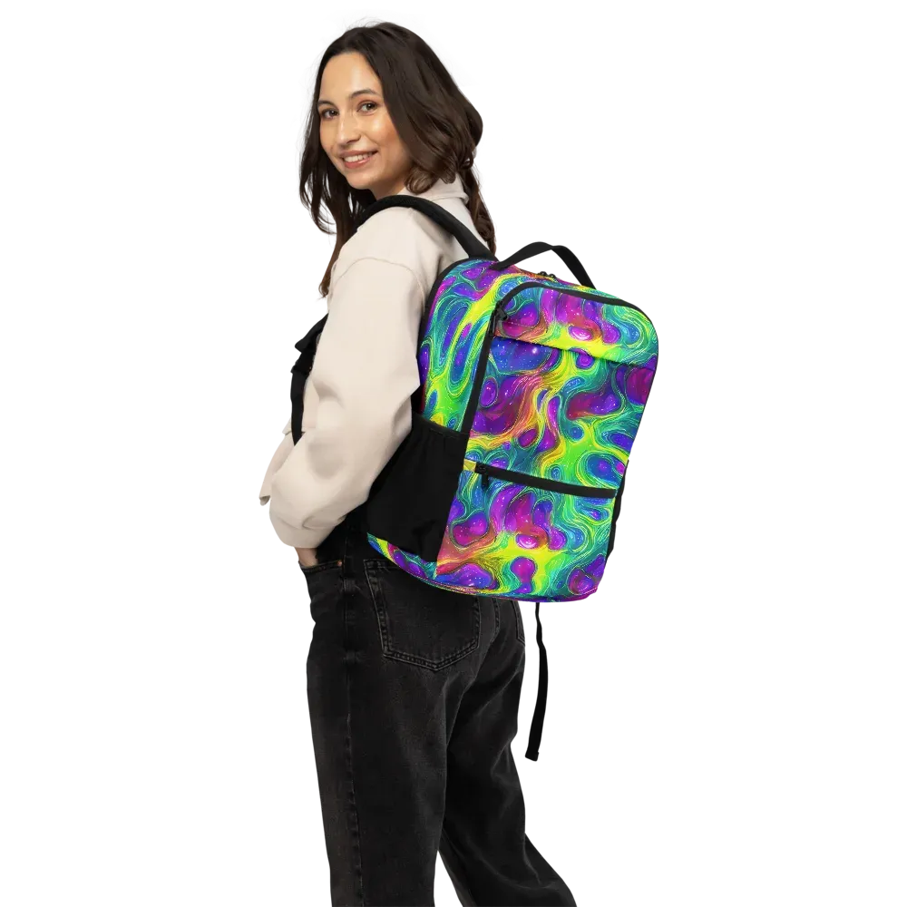 Radiant Ooze on Utility Backpack — Back