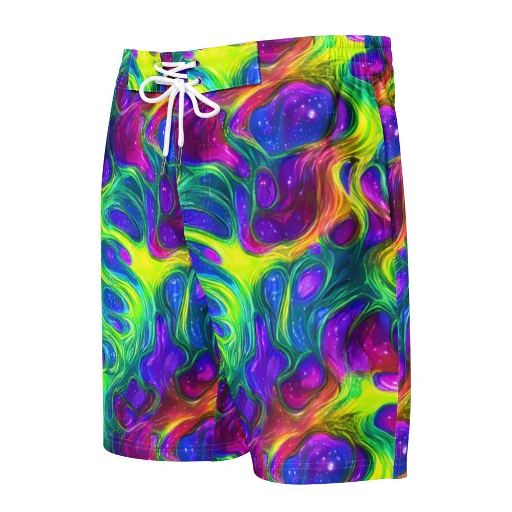 Radiant Ooze on Men's Board Shorts — Front