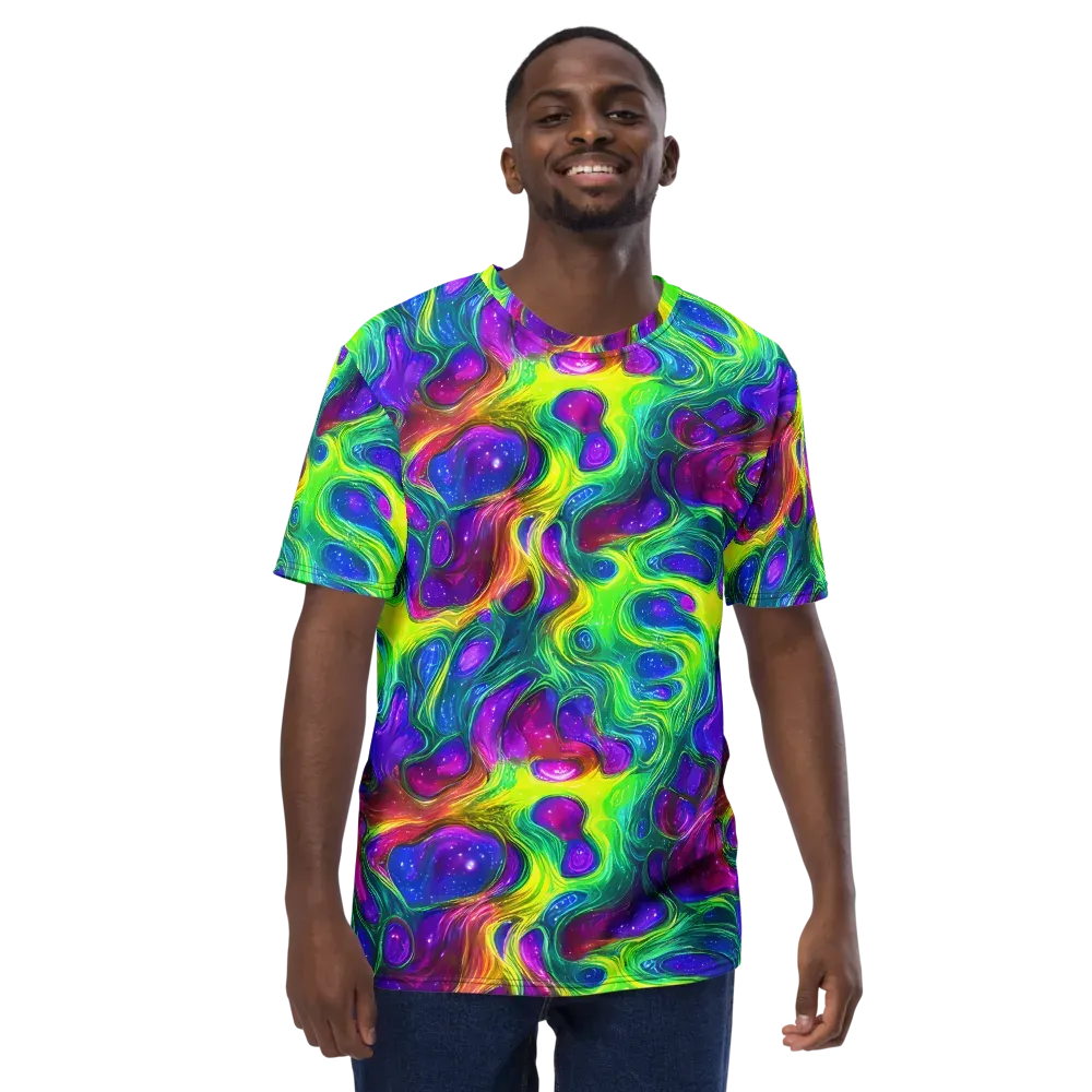 Radiant Ooze on Men's Crew Neck T-Shirt — Front