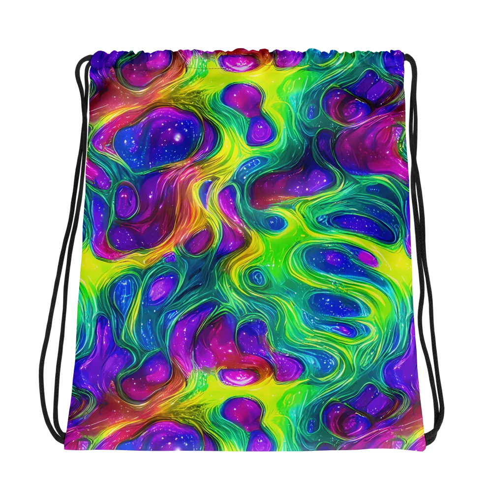 Radiant Ooze on Drawstring Bag — Photo
