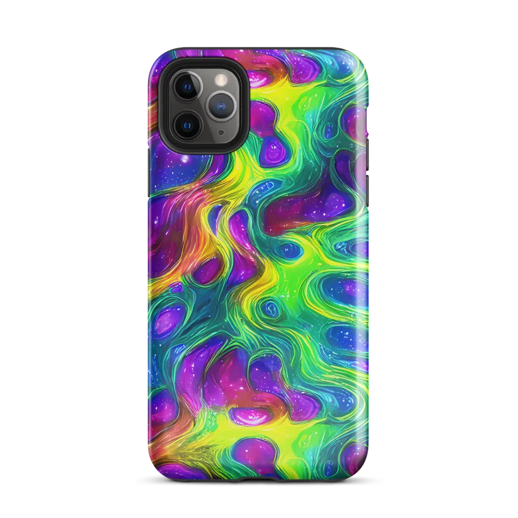 Radiant Ooze on Tough Case for iPhone® — Front