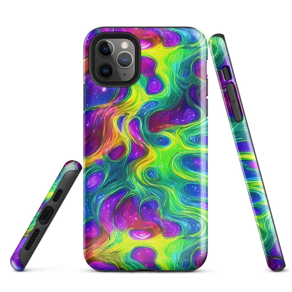 Radiant Ooze on Tough Case for iPhone® — Front