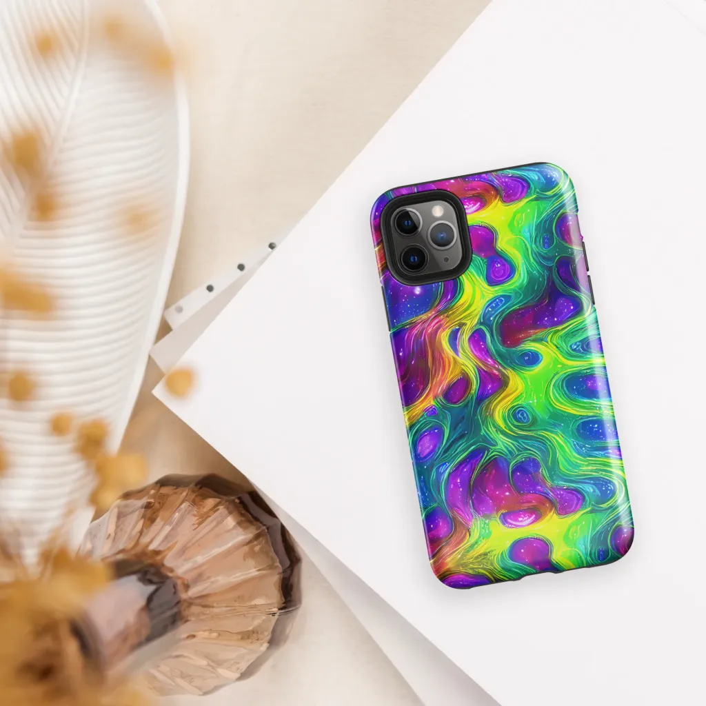 Radiant Ooze on Tough Case for iPhone® — Front