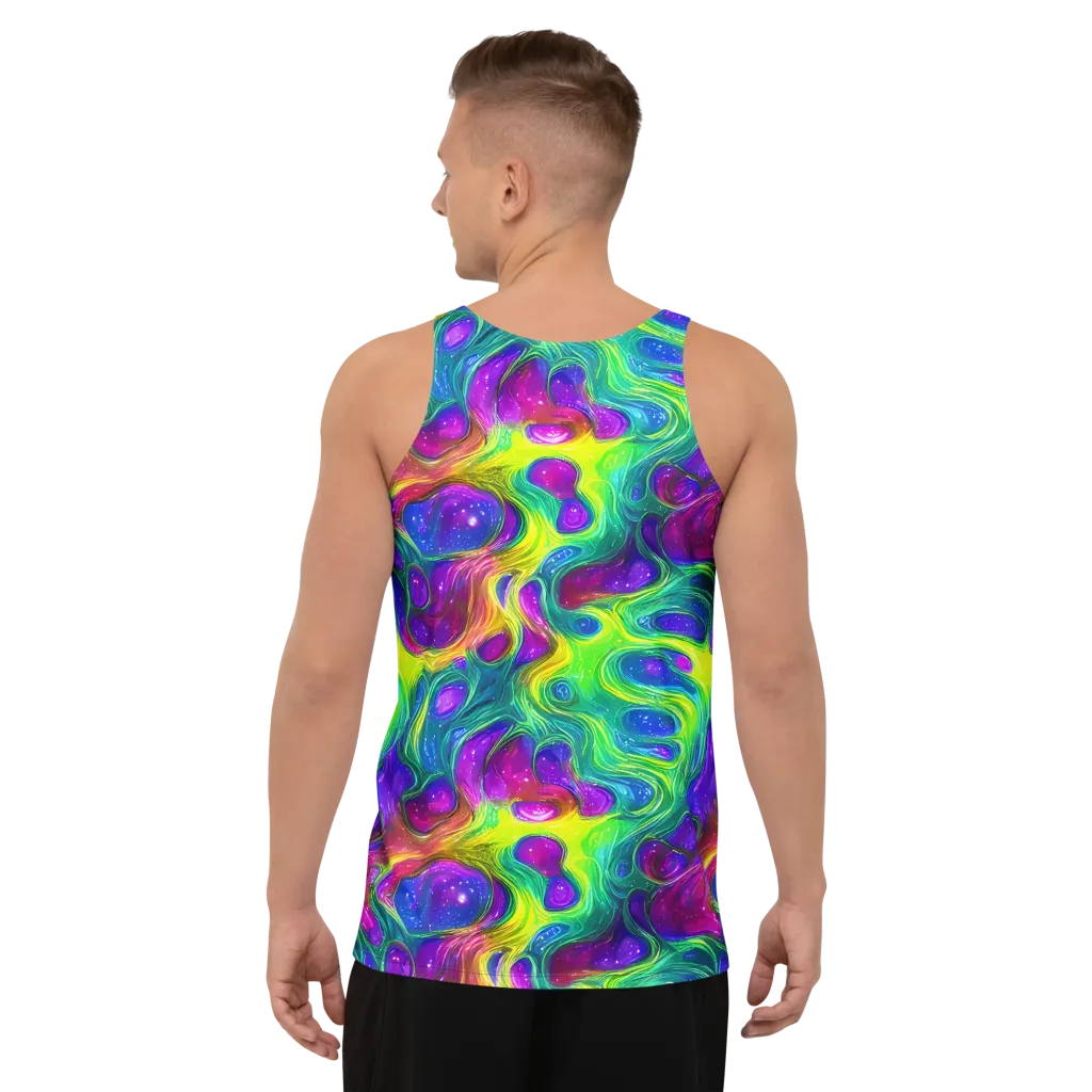 Radiant Ooze on Men's Tank Top — Back