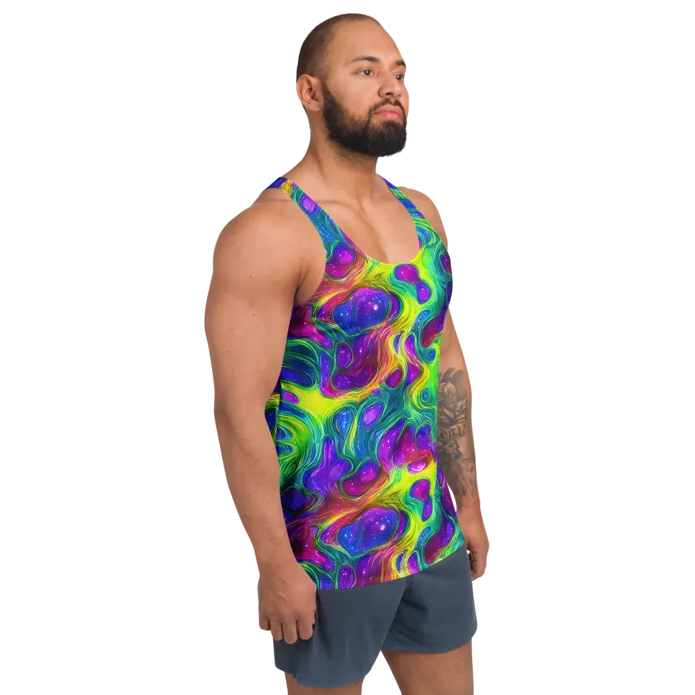 Radiant Ooze on Men's Tank Top — Right Front