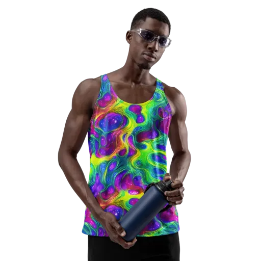 Radiant Ooze on a Men's Tank Top