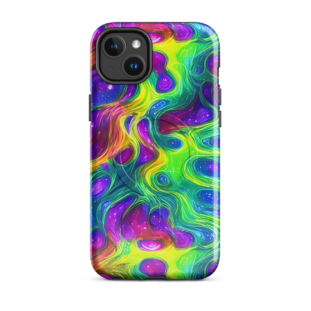 Radiant Ooze on MagSafe Tough Case for iPhone® — Front