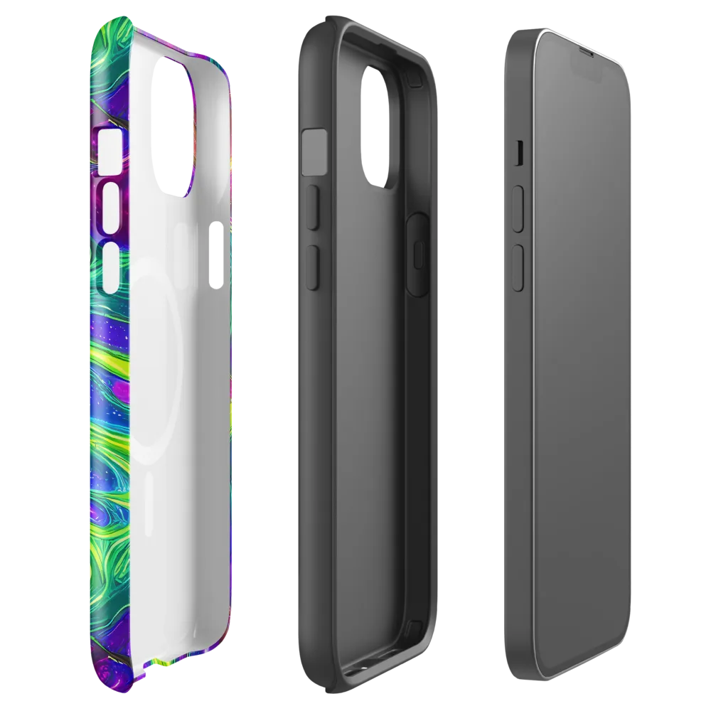 Radiant Ooze on MagSafe Tough Case for iPhone® — Front