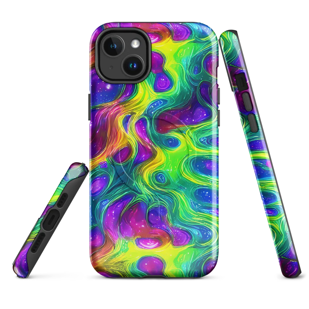 Radiant Ooze on MagSafe Tough Case for iPhone® — Front
