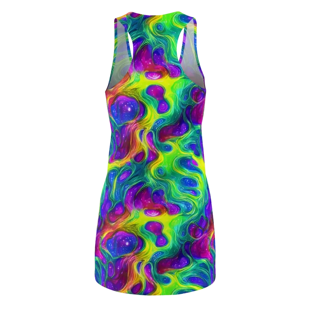 Radiant Ooze on Racerback Dress — Back