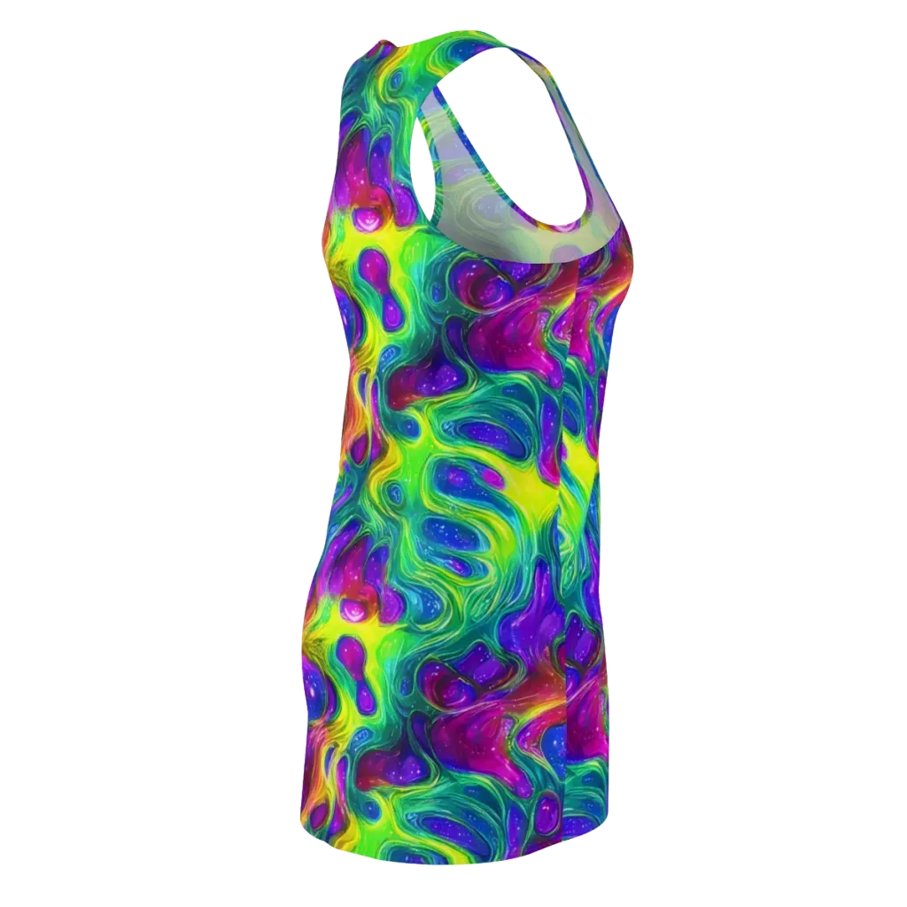 Radiant Ooze on Racerback Dress — Back Side