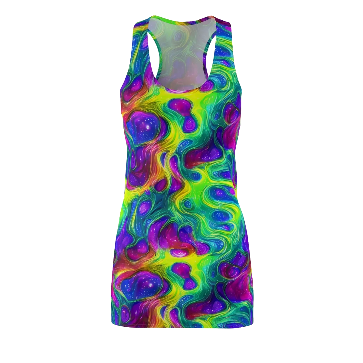 Radiant Ooze on Racerback Dress — Front