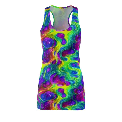 Radiant Ooze on a Racerback Dress